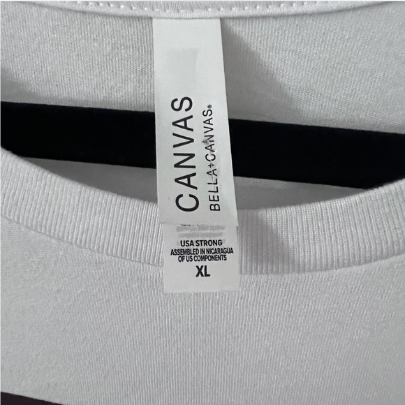 Canvas Bella+Canvas White T-Shirt - Picture 3 of 3